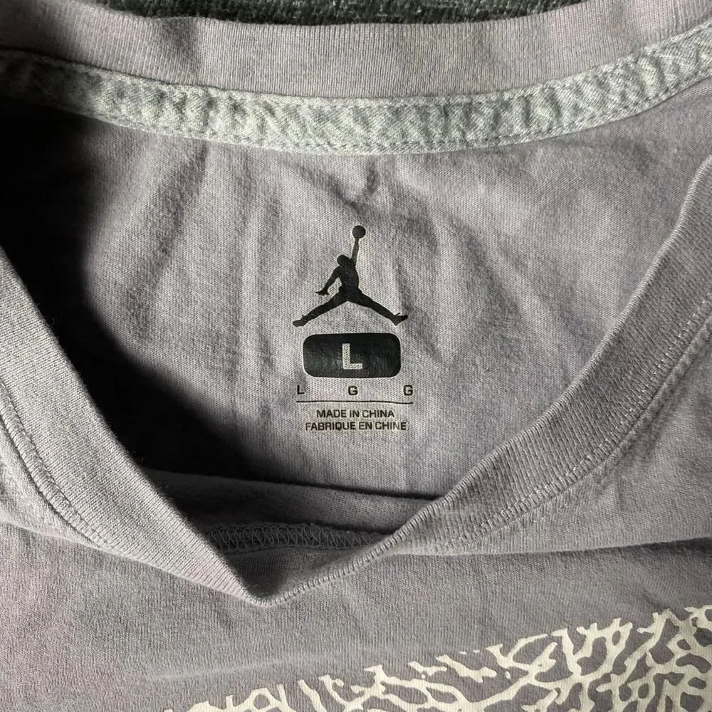 Jordan size shirt